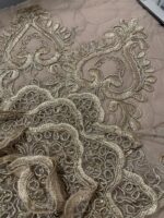 Art 1075 trapuntino tortora con pizzo - immagine 5