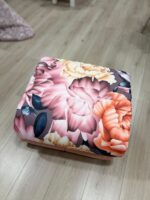 Art 1180 Trapunta flower  double-face rosa pesca - immagine 3