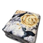 Art 1183 Trapunta flower double-face nera