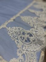 Art 1202 Asciugamano in puro lino celeste - immagine 2