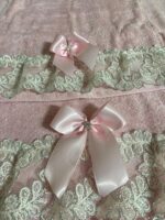 Art 1209 Coppia di asciugamani in spugna rosa - immagine 3