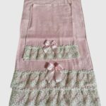 Art 1209 Coppia di asciugamani in spugna rosa