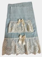 Art 1210 Coppia asciugamani in spugna celesti