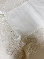 Art 1220 Tris centri in puro lino avorio - immagine 5