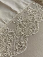 Art 1220 Tris centri in puro lino avorio - immagine 3