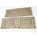 Art 1227 Tris centri in pizzo oro