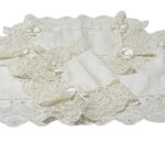 Art 1220 Tris centri in puro lino avorio