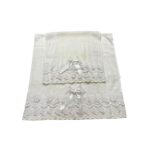 Art 1207 Coppia di asciugamani in spugna bianchi