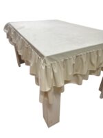 Art 1280 Tovaglia in velluto avorio - immagine 2