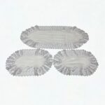 Art 1249 Tris centri in tulle pois bianco - immagine 3