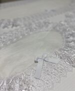 Art 1249 Tris centri in tulle pois bianco - immagine 4