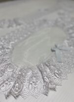 Art 1249 Tris centri in tulle pois bianco - immagine 2