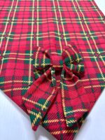 Art 1254 Runner in tartan rosso e verde - immagine 2