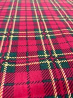 Art 1254 Runner in tartan rosso e verde - immagine 3