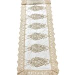 Art 1267 Runner in pizzo crema