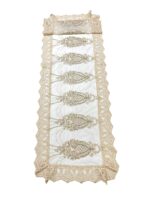 Art 1267 Runner in pizzo crema