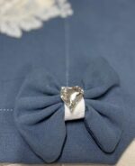 Art 1269 Tris centri azzurro polvere - immagine 2