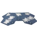 Art 1269 Tris centri azzurro polvere