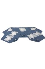 Art 1269 Tris centri azzurro polvere