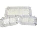 Art 1243 Tris centri in lino bianchi