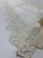 Art 1260 Runner avorio in lino - immagine 3