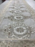 Art 1274 Runner in tulle crema - immagine 3