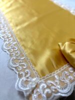 Art 1276 Runner in damasco in seta giallo - immagine 3