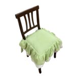 Art 1286 Cuscino in cotone pesante verde