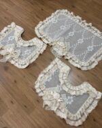 Art 1313 Tappeti crema con pizzo - immagine 3