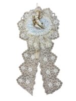 Art 1324 Coccarda in pizzo avorio