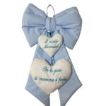 Art 1333 Coccarda nascita azzurra