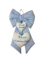 Art 1333 Coccarda nascita azzurra