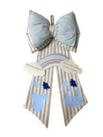 Art 1334 Coccarda nascita bianca e beige