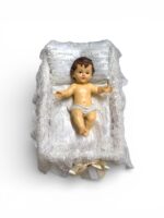 Art 1341 Cassetta di legno con bambinello