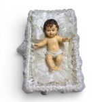 Art 1342 Cassetta di legno con bambinello