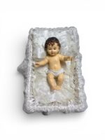 Art 1342 Cassetta di legno con bambinello