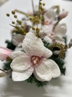 Art 1353 Centrotavola con fiori rosa - immagine 3