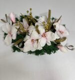 Art 1353 Centrotavola con fiori rosa - immagine 2