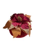 Art 1352 Puffo in velluto rosso