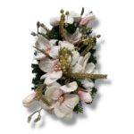 Art 1353 Centrotavola con fiori rosa