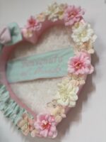 Art 1367 Coccarda nascita rosa - immagine 2