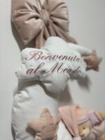 Art 1369 Coccarda nascita rosa - immagine 4