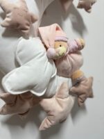 Art 1369 Coccarda nascita rosa - immagine 3