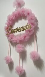 Art 1370 Coccarda rosa in tulle - immagine 3