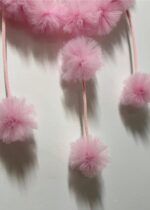 Art 1370 Coccarda rosa in tulle - immagine 4