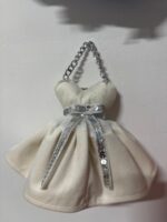 Art 1386 Abitino in velluto avorio - immagine 4