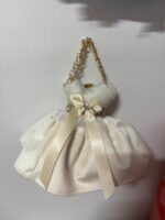 Art 1385 Abitino in velluto avorio - immagine 4