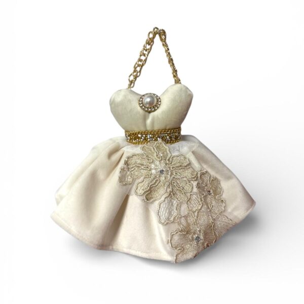 Art 1385 Abitino in velluto avorio