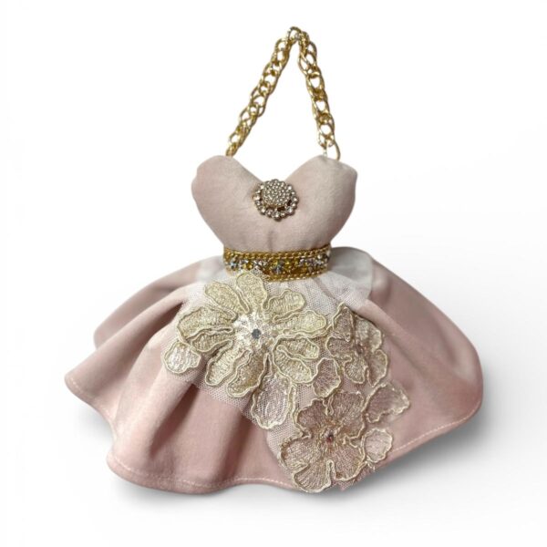 Art 1387 Abitino in velluto rosa