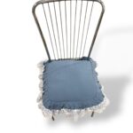 Art 1391 Cuscino per sedia azzurro polvere